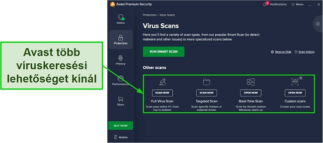 Avast Antivirus felülvizsgálata elérhető vírusvizsgálatokkal
